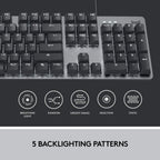 Logitech 920-009862 K845 Mechanical Illuminated Keyboard USB