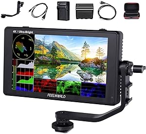 FEELWORLD LUT6 6" 2600nit HDR Touchscreen Monitor Bundle