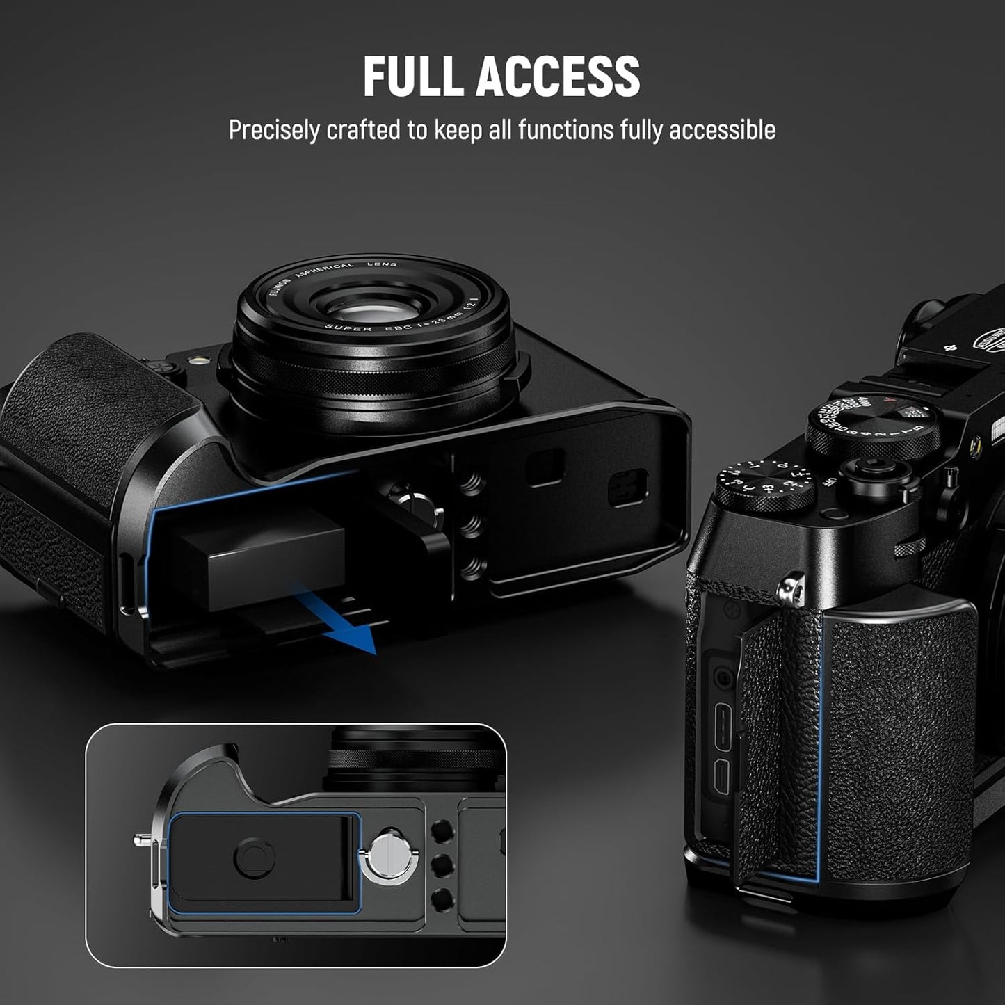 Neewer CA084 Fujifilm X100VI/V L Bracket with Handgrip