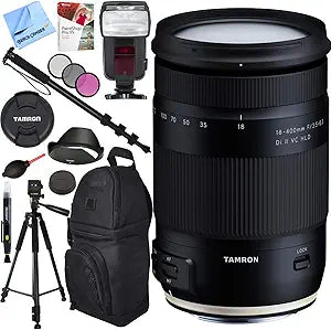 Tamron E3TM18400EOS 18-400mm Canon Zoom Lens Bundle