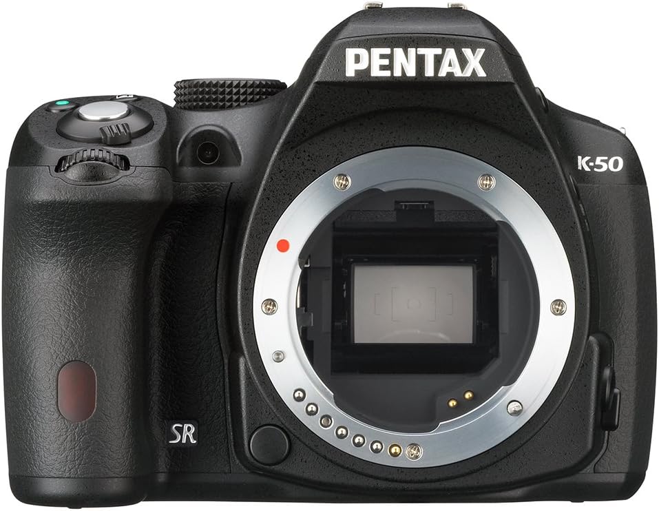 Pentax 10883 K-50 16MP Black DSLR Body Only