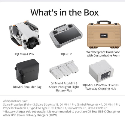 DJI Mini 4 Pro Drone Fly More Combo RC 2