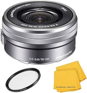 Sony E PZ 16-50mm OSS Silver Lens (Renewed)