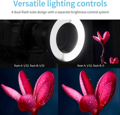Godox MF-R76 Macro Ring Flash for Sony Canon Nikon Fuji