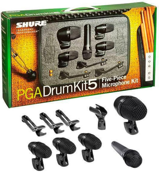 Shure PGADRUMKIT5 5-Piece Drum Microphone Kit