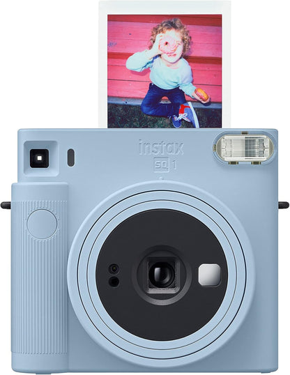 Fujifilm 16670508-cr Instax Square SQ1 Glacier Blue Instant Camera (Renewed)