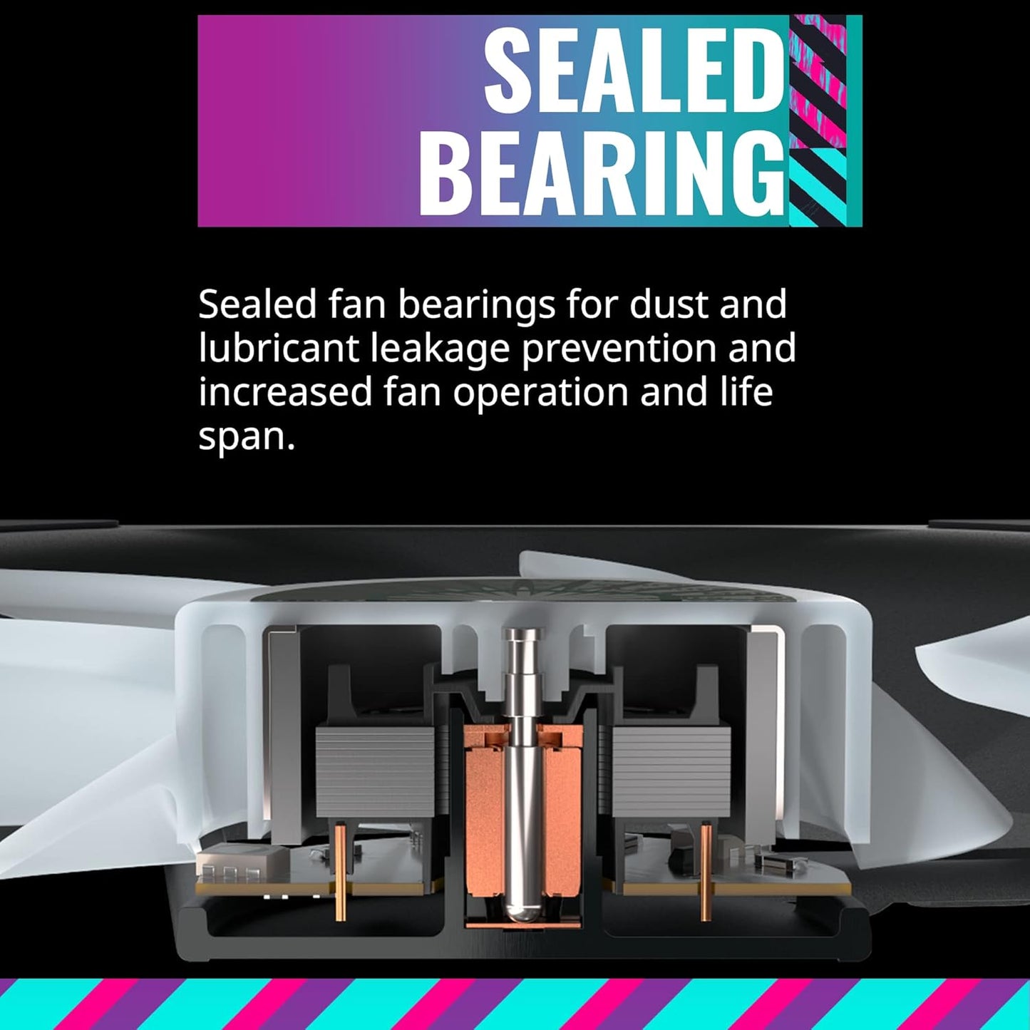 Cooler Master MF140 Halo ARGB PC Case Fan