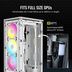 Corsair CC-9011247-WW iCUE 2000D RGB Airflow Mini-ITX Case White