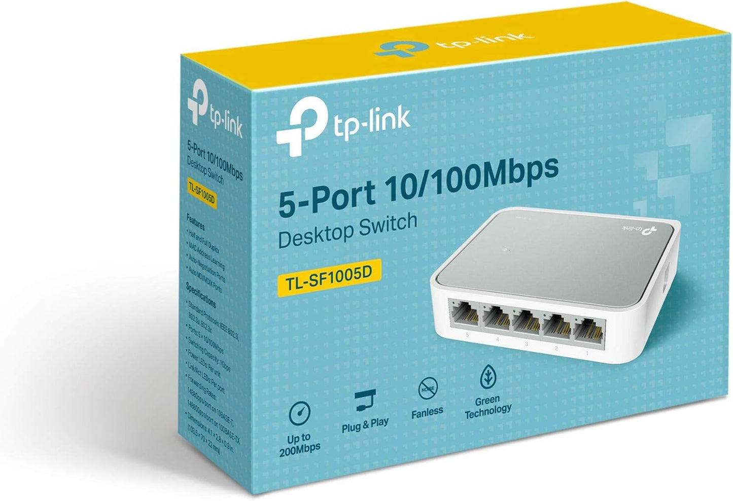 TP-Link TL-SF1005D 5-Port Fast Ethernet Switch