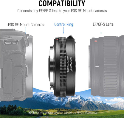Neewer 10102200 EF to RF Auto Focus Lens Adapter