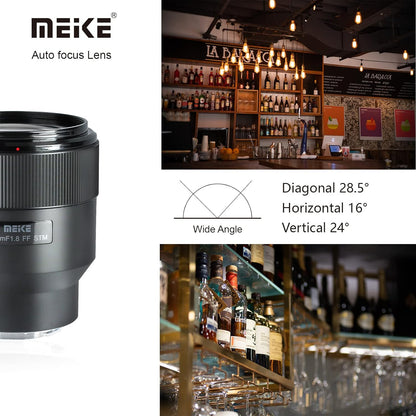 Meike MK-8518 Sony E 85mm F1.8 AF Portrait Lens