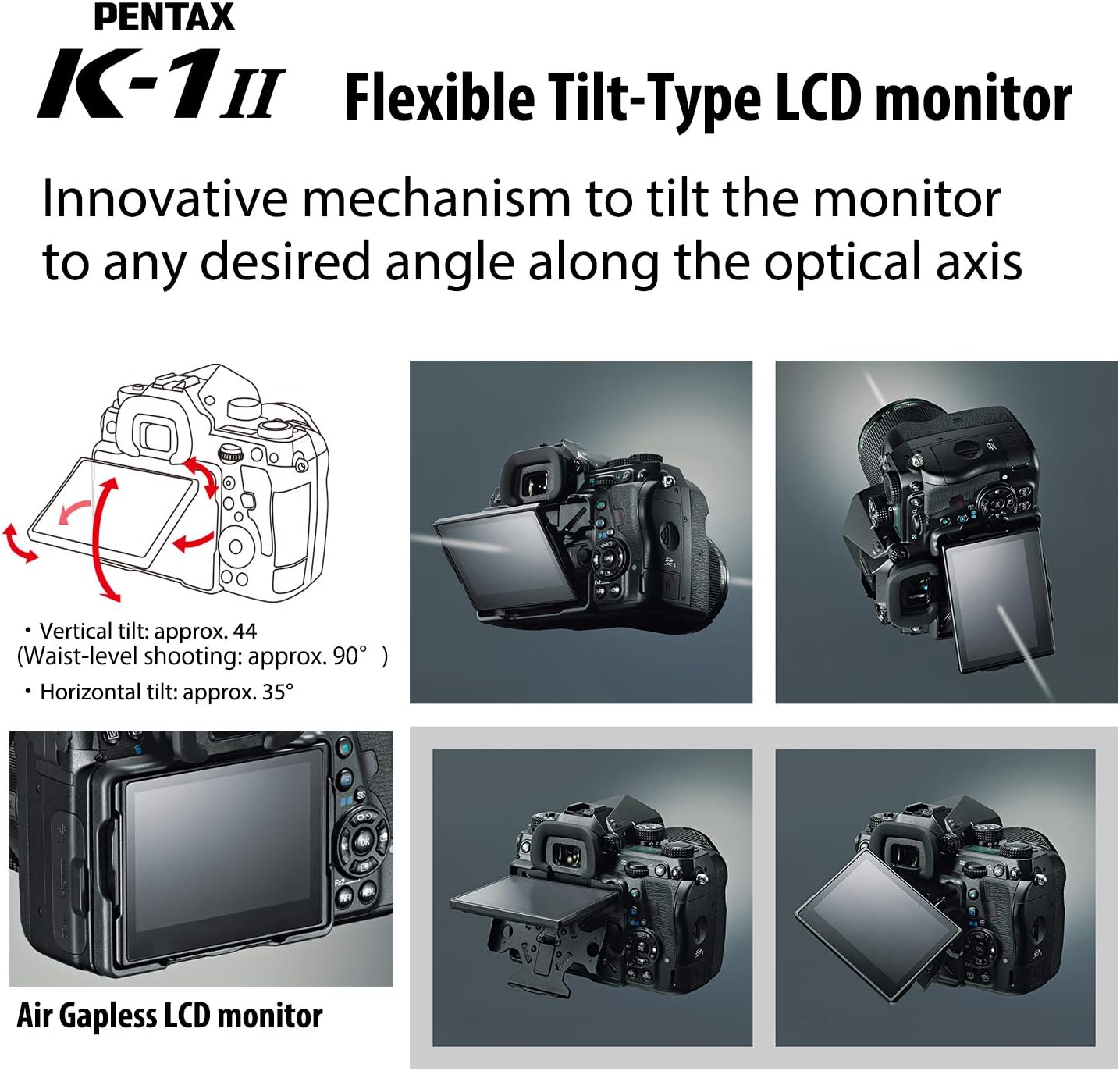 Pentax K-1 Mark II 36MP DSLR with 28-105mm Lens