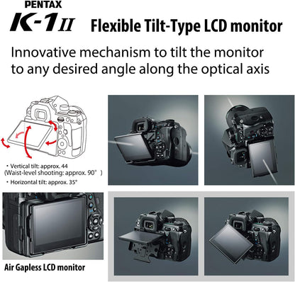 Pentax K-1 Mark II 36MP DSLR with 28-105mm Lens