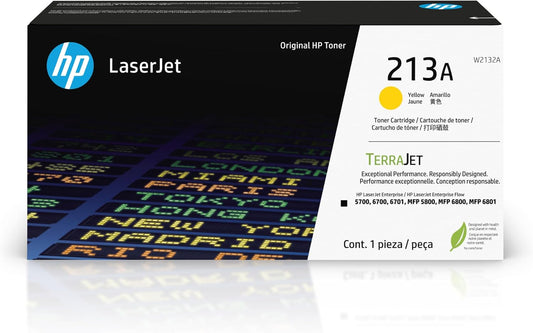 HP 213A Yellow LaserJet Toner Cartridge W2132A