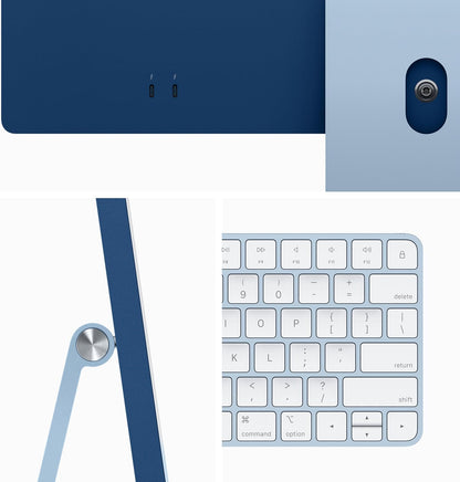 Apple M3 2023 iMac 24-inch All-in-One Desktop - Blue