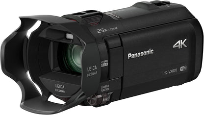 Panasonic HC-VX870K 4K Ultra HD Camcorder WiFi