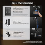 Neewer MS60B 65W LED Video Light Battery Kit