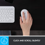 Logitech 910-006345 Slim Bluetooth Mouse for Mac White