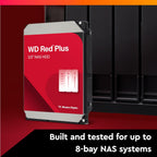 Western Digital WD101EFBX Red Plus - 10TB NAS Hard Drive