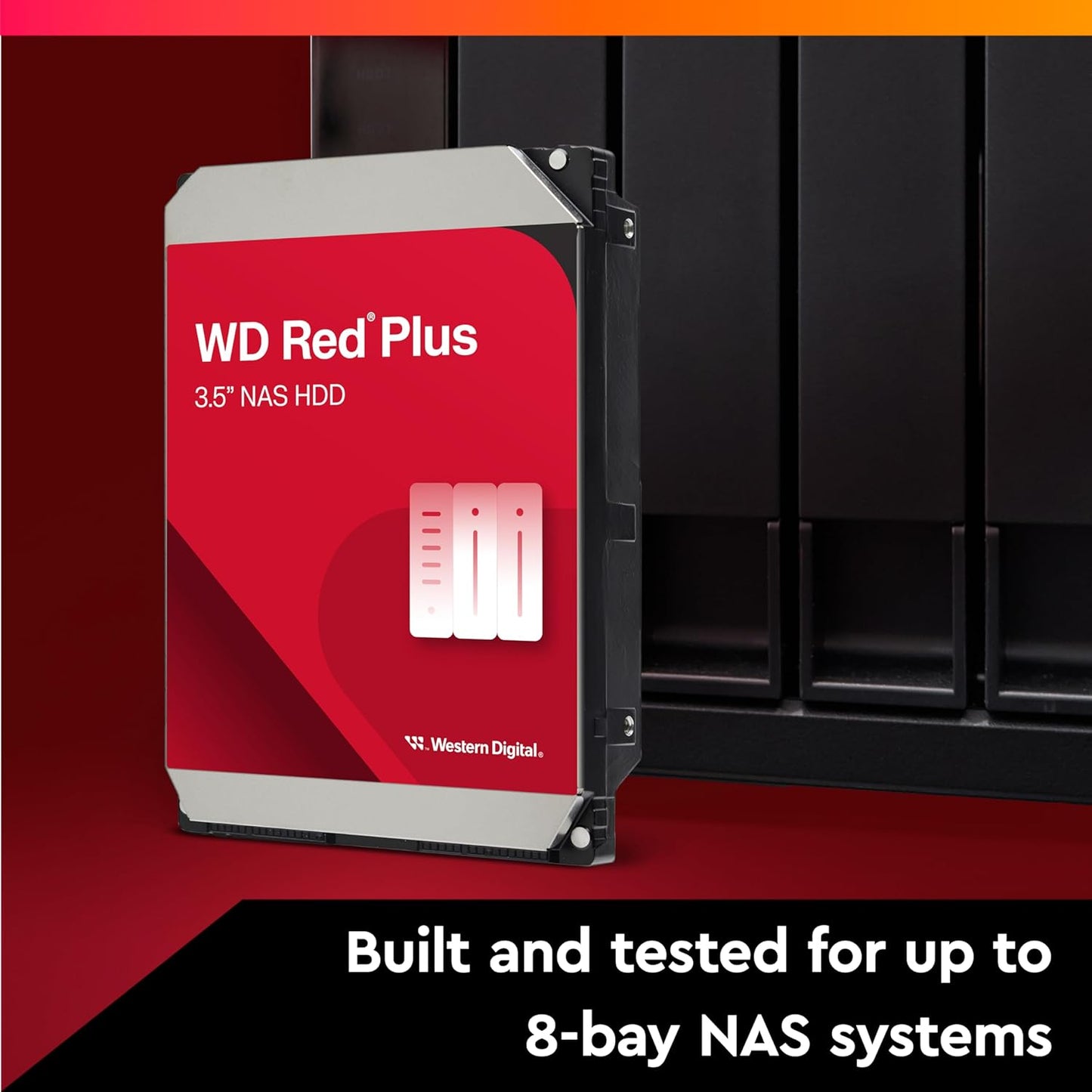 Western Digital WD101EFBX Red Plus - 10TB NAS Hard Drive
