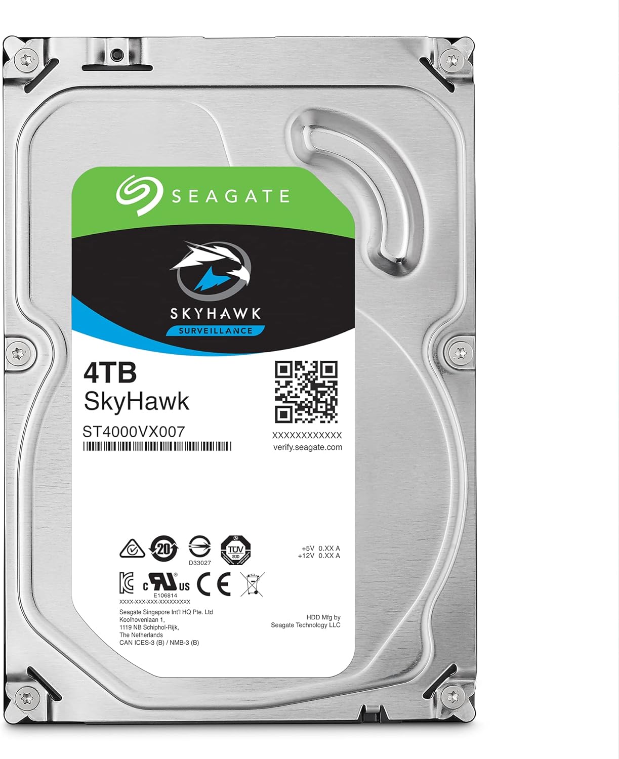 Seagate ST4000VXZ07 Skyhawk 4TB Surveillance HDD