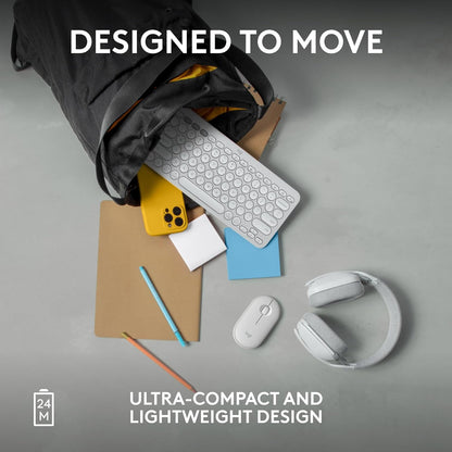 Logitech 910-007022 Pebble Mouse 2 M350s Bluetooth