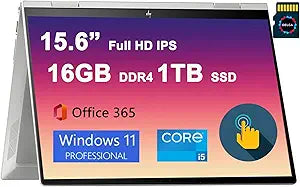HP Envy X360 15 2-in-1 Laptop I i5-1235U 1TB SSD — main product image