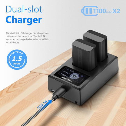 Neewer NP-FW50 Battery Charger Set Sony ZV-E10