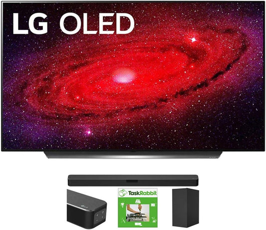 LG E31LGOLED65CXPUA 65" 4K OLED TV Soundbar Bundle