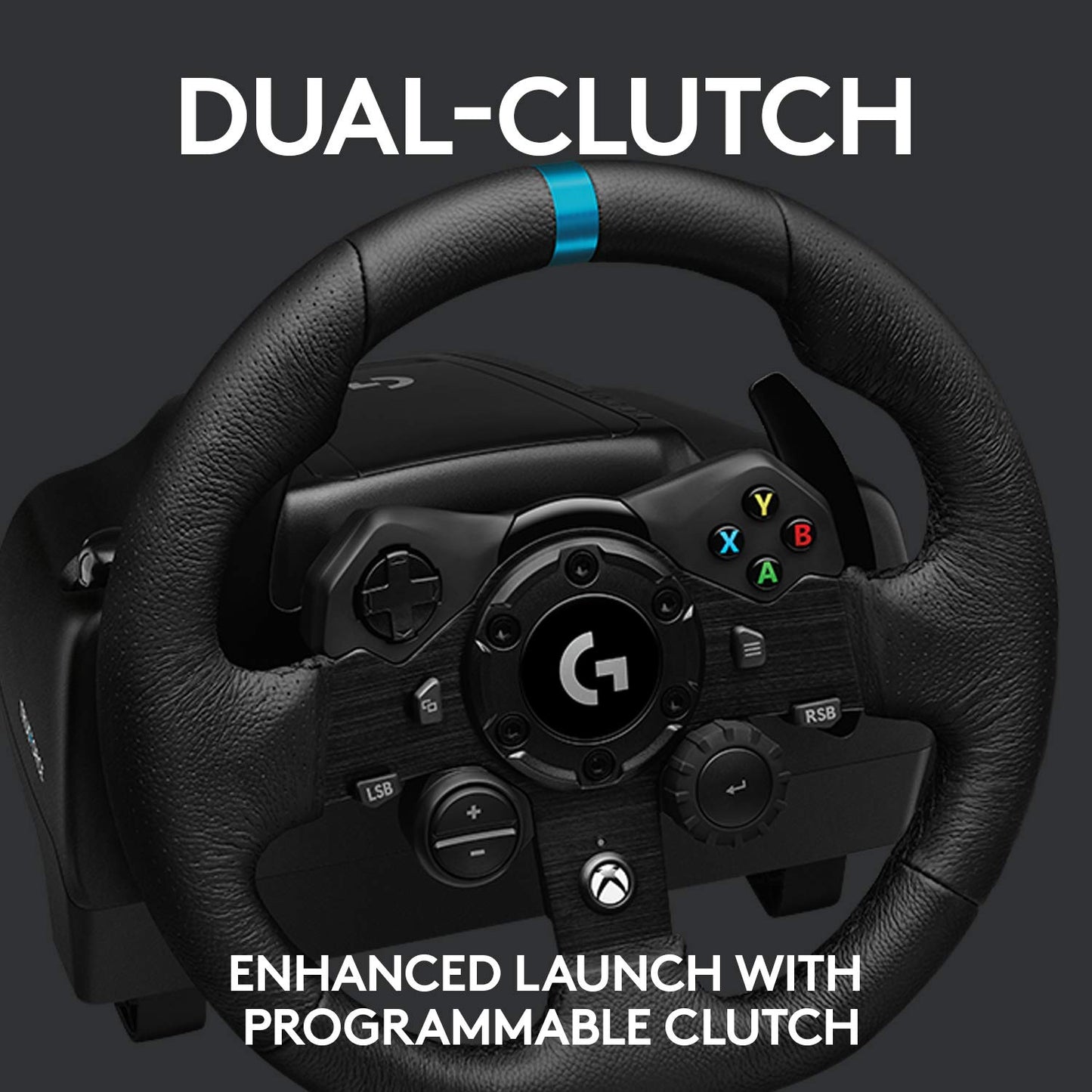 Logitech G923 Racing Wheel & Pedals for Xbox/PC (Renewed)