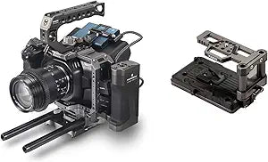 Tilta BMPCC 4K/6K Cage Kit V-Mount Battery Plate - Tilta Grey