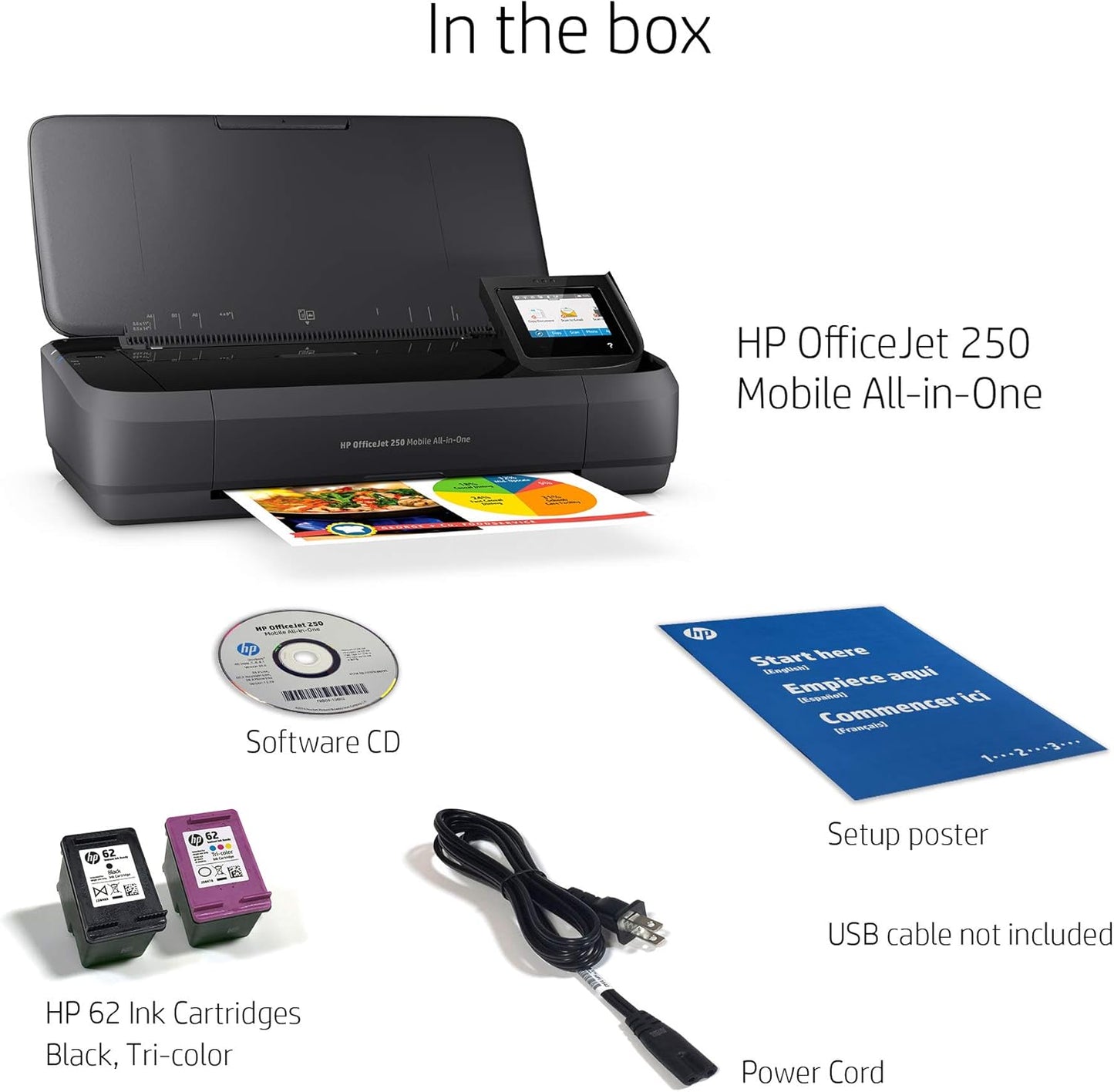 HP 250 OfficeJet Portable All-in-One Printer