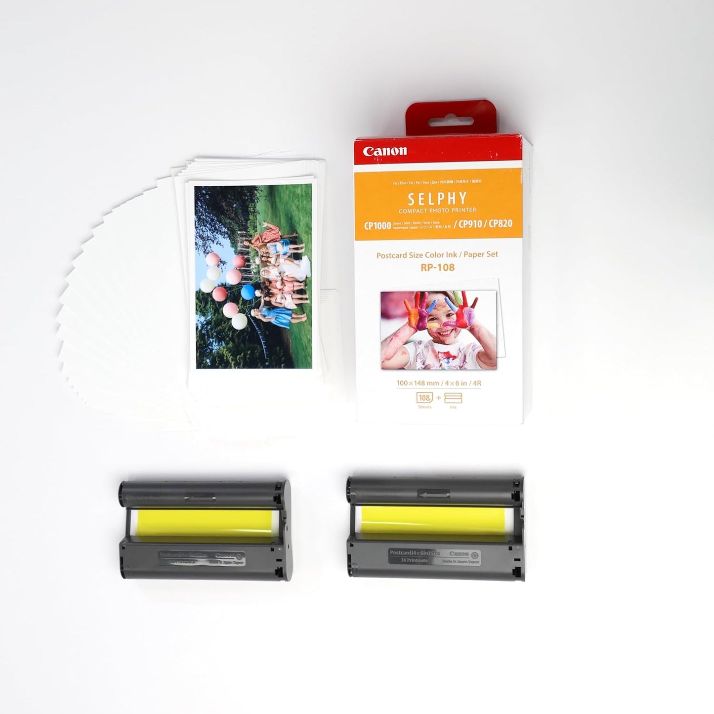 Canon RP-108 Color Ink/Paper Set Selphy CP Series