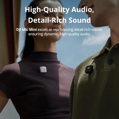 DJI 6941565991492 Mic Mini Transmitter - Arctic White, Wireless Microphone