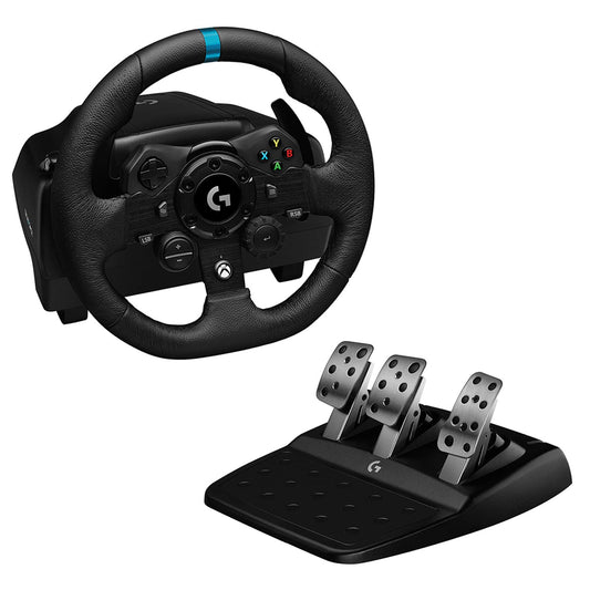 Logitech G923 Racing Wheel & Pedals for Xbox/PC (Renewed)