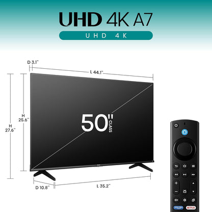 Hisense 50A7NF 50-Inch 4K UHD Smart Fire TV