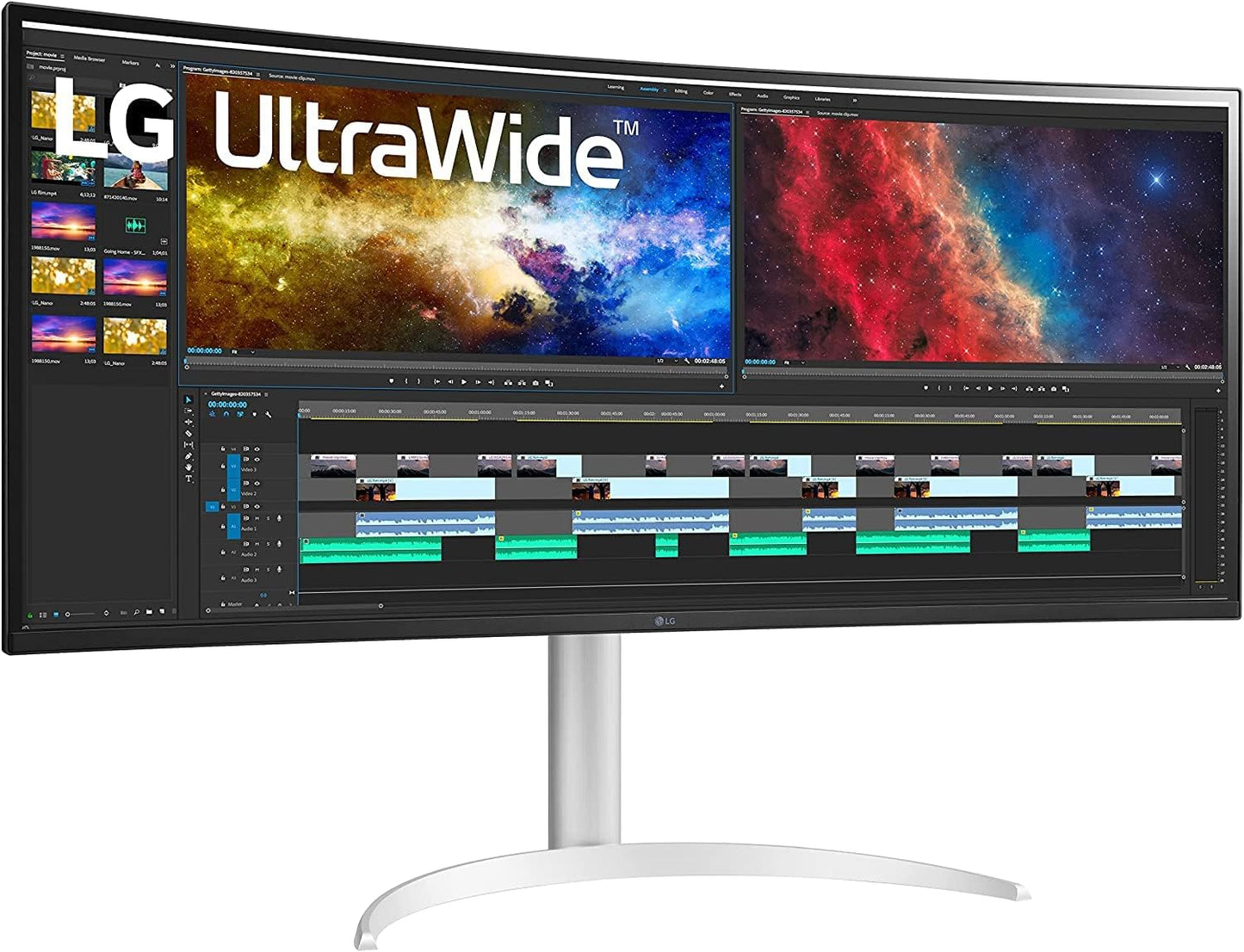 LG 38WP85C-W 38-Inch UltraWide Curved Monitor USB-C