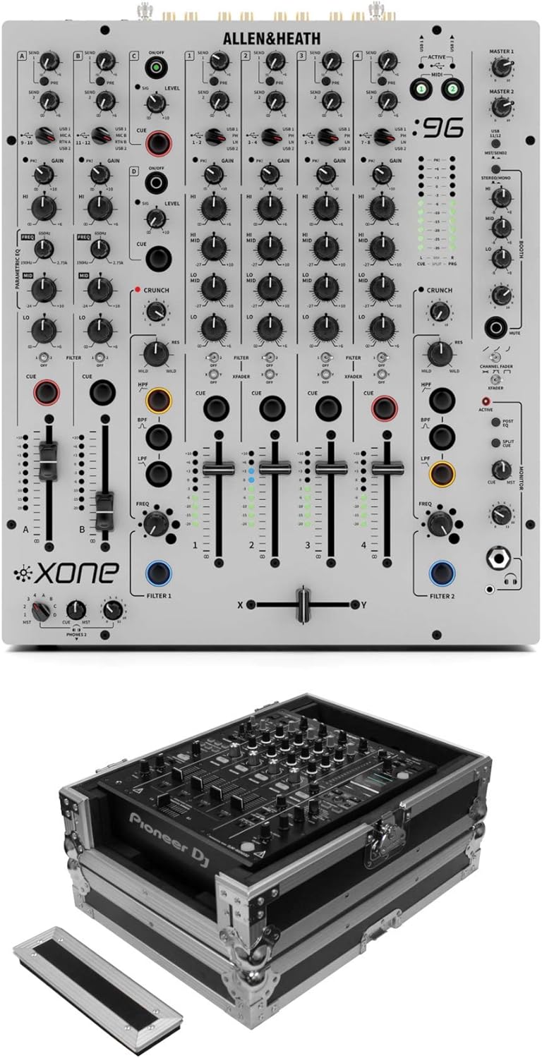 Allen & Heath Xone:96 DJ Mixer + Odyssey FZ12MIXXD Case — main product image