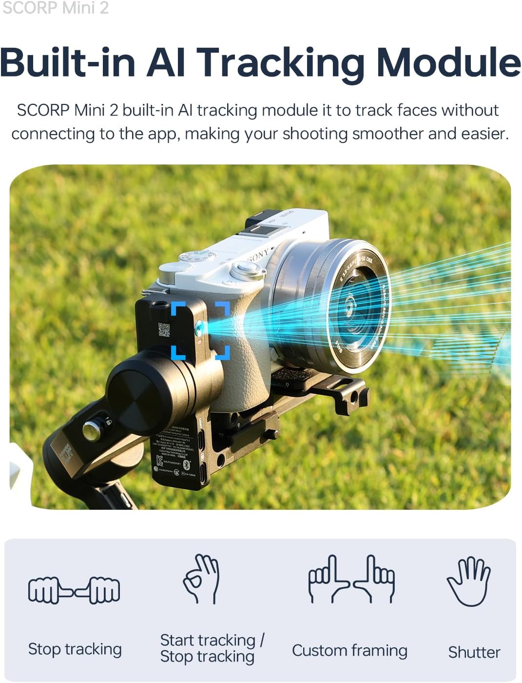FeiyuTech SCORP Mini 2 AI Gimbal Stabilizer