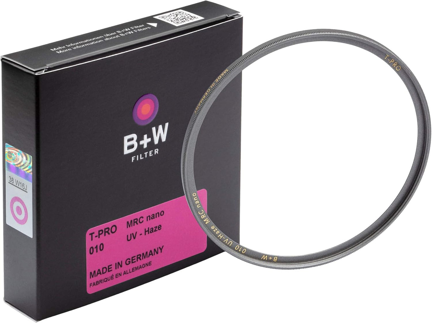 B+W 1097753 58mm T-Pro UV Haze Filter