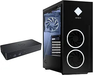 HP GT21 RTX 3060 Ti Gaming Desktop 64GB RAM 1TB SSD Dock