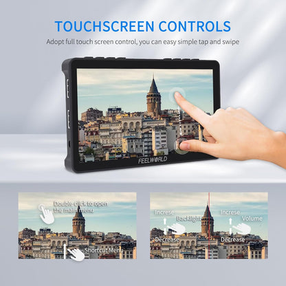 FEELWORLD F5 Pro V4 6" Touch Screen 4K HDMI Camera Monitor