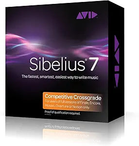 Avid 9910-65066-00 Sibelius Crossgrade Music Notation Software