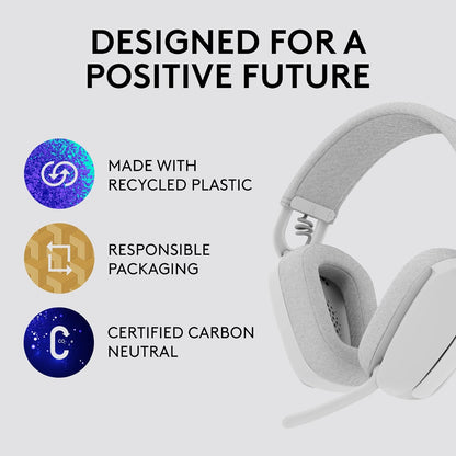 Logitech VIBE 100 Wireless Noise-Canceling Bluetooth Headphones