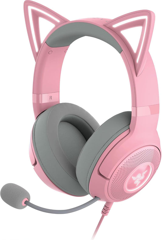 Razer RZ04-04730100-R3U1 Kraken Kitty V2: Pink RGB Headset