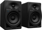 Pioneer DJ DM-40D-BT Bluetooth Desktop Monitor Speakers Bundle