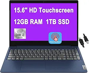 Lenovo IdeaPad 3 i3 HD Touchscreen Laptop Bundle