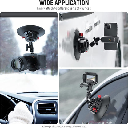 Neewer 50-in-1 Action Camera Accessory Kit with Suction Mount