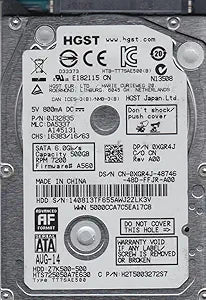 Hitachi HTS725050A7E630 500GB HDD: SATA 2.5" Hard Drive