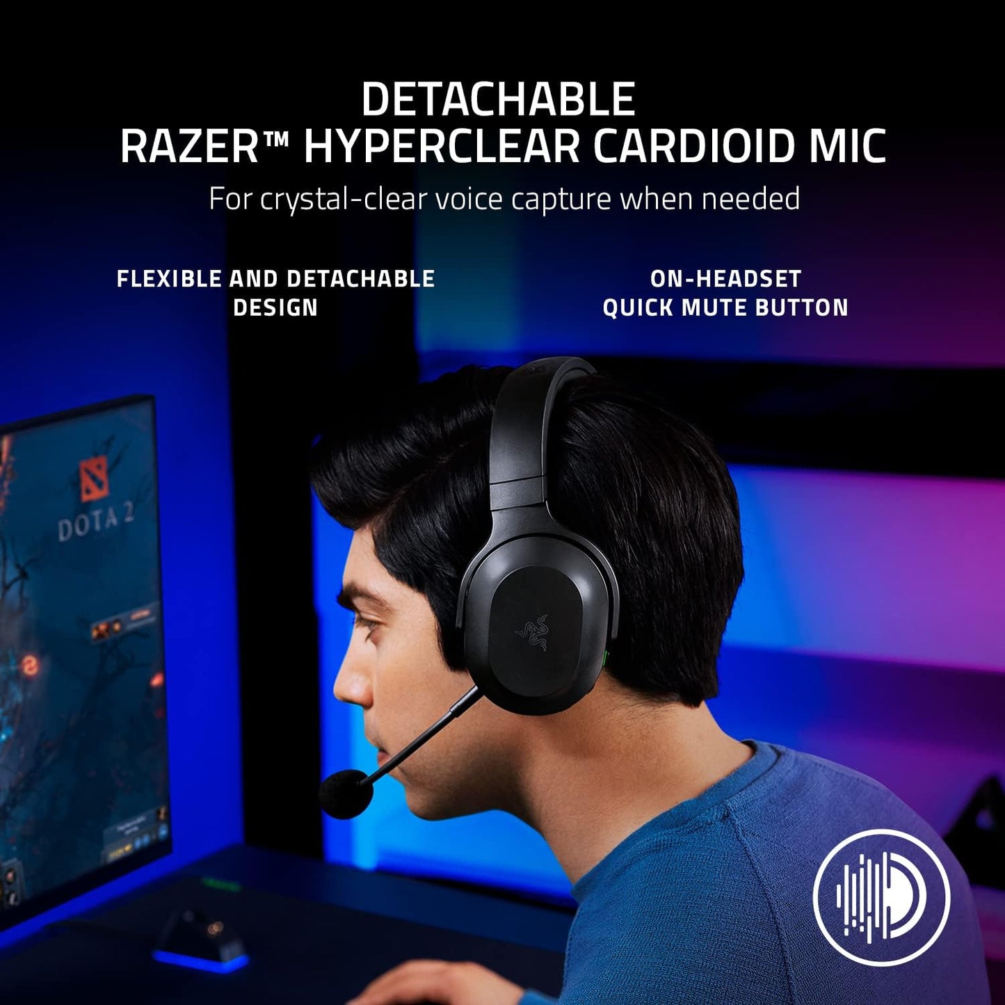 Razer Barracuda X Multi-Platform Wireless Gaming Headset (Renewed)